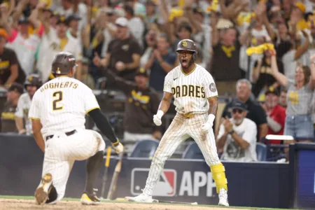 Padres avoid elimination, beat Brewers 4-3 in NLDS Game 3
